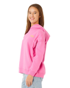 Girls Surf Puff Hoodie in Super Pink