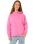 Girls Surf Puff Hoodie in Super Pink