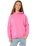 Girls Surf Puff Hoodie in Super Pink