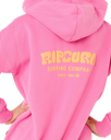 Girls Surf Puff Hoodie in Super Pink
