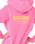 Girls Surf Puff Hoodie in Super Pink