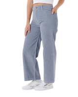 The Rip Curl Womens Stevie Cord Trousers in Blue Grey