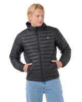 The Rip Curl Mens Anti Series Search Puffer Jacket in Black