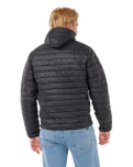 The Rip Curl Mens Anti Series Search Puffer Jacket in Black
