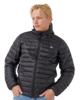 The Rip Curl Mens Anti Series Search Puffer Jacket in Black