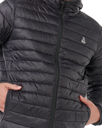 The Rip Curl Mens Anti Series Search Puffer Jacket in Black