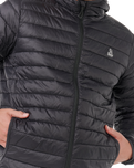 The Rip Curl Mens Anti Series Search Puffer Jacket in Black