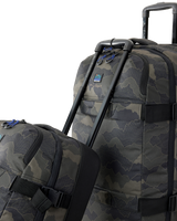The Rip Curl F-Light Global Search Camo 100L Holdall in Black & Olive