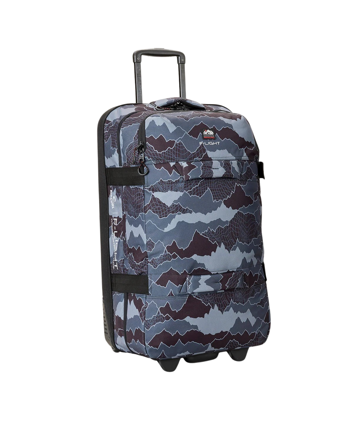 F-Light Global Search Camo 100L Travel Bag in Black & Grey
