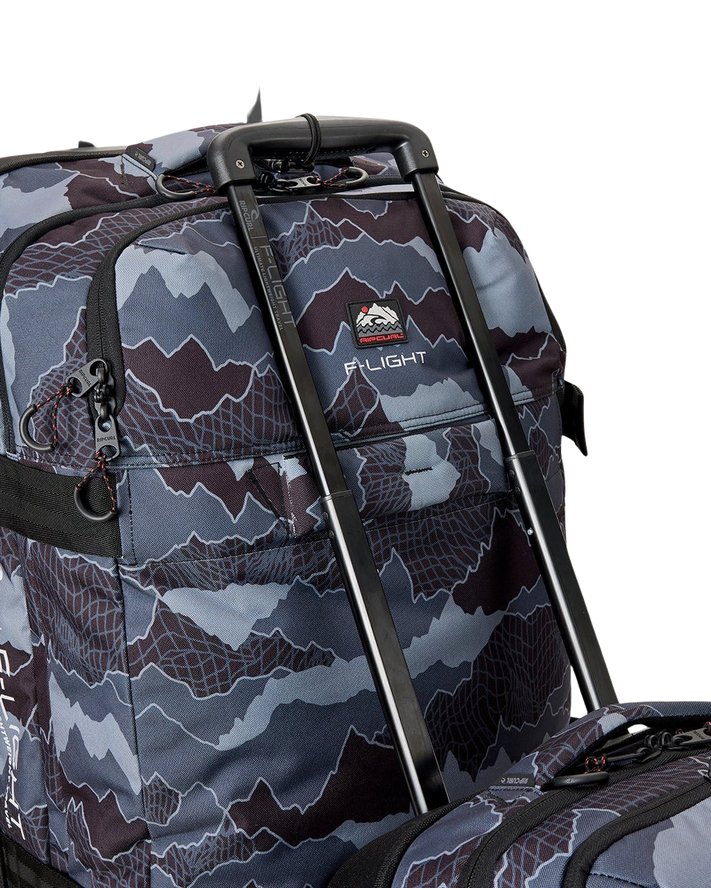 F-Light Global Search Camo 100L Travel Bag in Black & Grey
