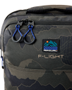 The Rip Curl F-Light Cabin Search Camo 30L Holdall in Black & Olive