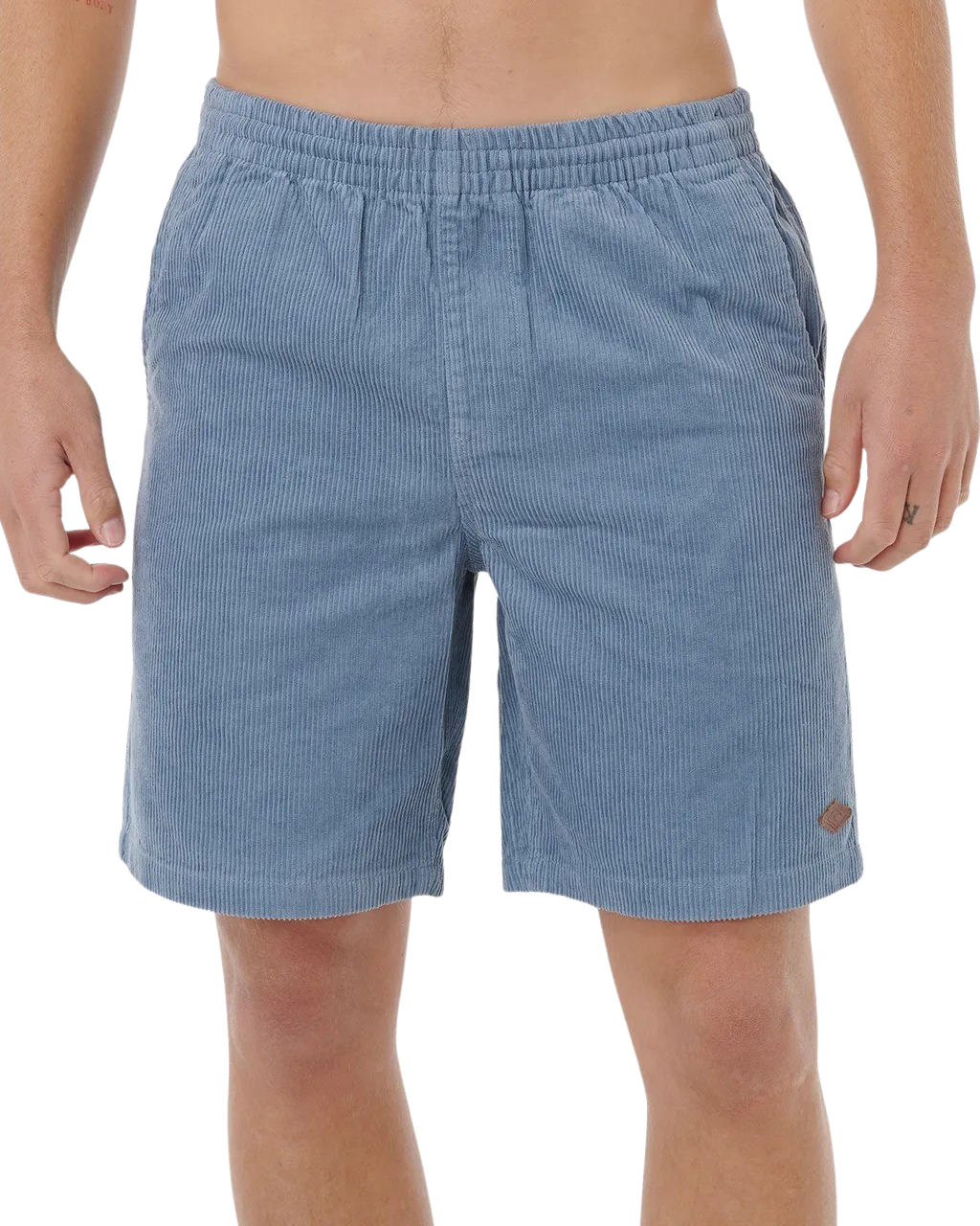 Classic Surf Cord Volley Shorts in Bluefin