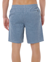 Classic Surf Cord Volley Shorts in Bluefin