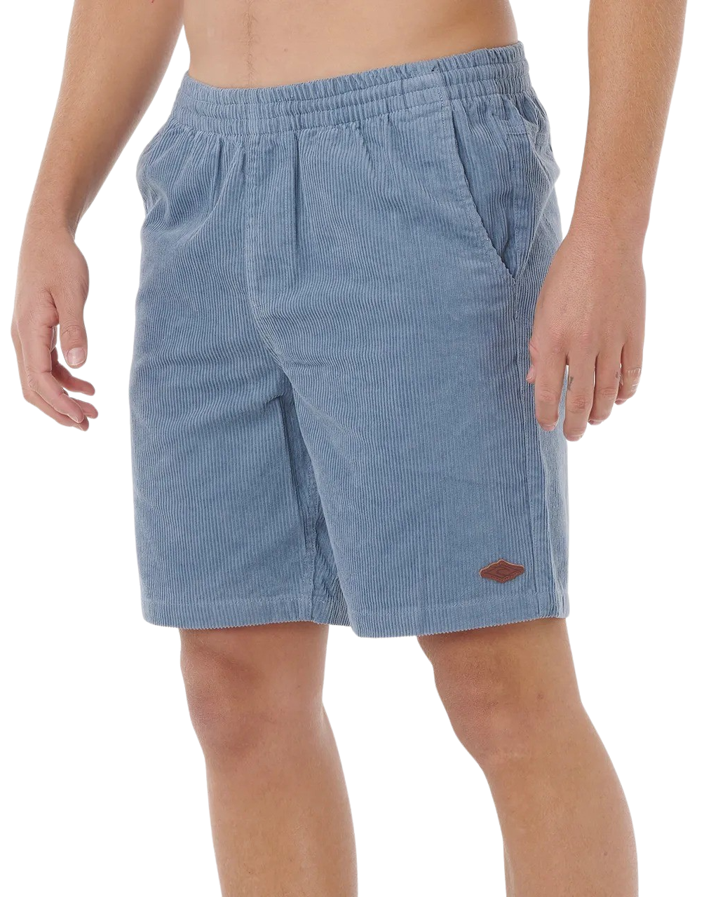Classic Surf Cord Volley Shorts in Bluefin