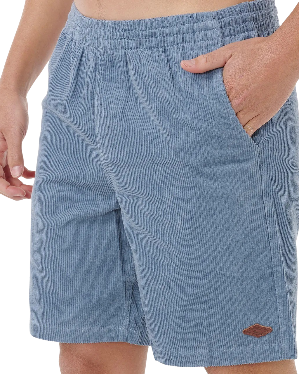 Classic Surf Cord Volley Shorts in Bluefin