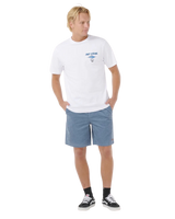 Classic Surf Cord Volley Shorts in Bluefin