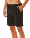 The Rip Curl Mens Classic Surf Volley Shorts in Black