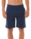 The Rip Curl Mens Classic Surf Chino Walkshorts in Navy