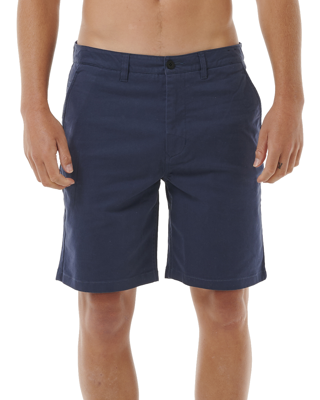 The Rip Curl Mens Classic Surf Chino Walkshorts in Navy