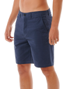 The Rip Curl Mens Classic Surf Chino Walkshorts in Navy
