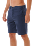 The Rip Curl Mens Classic Surf Chino Walkshorts in Navy