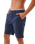 The Rip Curl Mens Classic Surf Chino Walkshorts in Navy