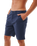 The Rip Curl Mens Classic Surf Chino Walkshorts in Navy