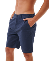 The Rip Curl Mens Classic Surf Chino Walkshorts in Navy