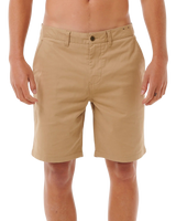 The Rip Curl Mens Classic Surf Chino Walkshorts in Khaki