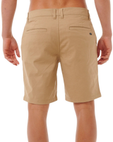 The Rip Curl Mens Classic Surf Chino Walkshorts in Khaki