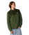 The Rip Curl Mens Classic Surf Cord Puffer Jacket in Dark Olive