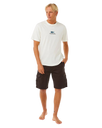 The Rip Curl Mens Classic Surf Trail Cargo Shorts in Khaki