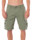 The Rip Curl Mens Classic Surf Trail Cargo Walkshorts in Mid Green