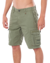The Rip Curl Mens Classic Surf Trail Cargo Walkshorts in Mid Green