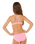 Girls Premium Rib Tri Bikini Set in Begonia Pink