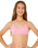 Girls Premium Rib Tri Bikini Set in Begonia Pink