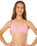 Girls Premium Rib Tri Bikini Set in Begonia Pink