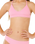 Girls Premium Rib Tri Bikini Set in Begonia Pink