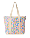 Mixed Canvas 31L Tote Bag in Cornflower Blue