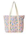 Mixed Canvas 31L Tote Bag in Cornflower Blue