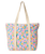Mixed Canvas 31L Tote Bag in Cornflower Blue