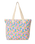 Mixed Canvas 31L Tote Bag in Cornflower Blue