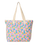 Mixed Canvas 31L Tote Bag in Cornflower Blue