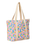 Mixed Canvas 31L Tote Bag in Cornflower Blue