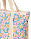 Mixed Canvas 31L Tote Bag in Cornflower Blue