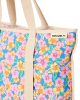 Mixed Canvas 31L Tote Bag in Cornflower Blue