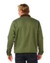 Premium Surf Sherpa Jacket in Dark Olive