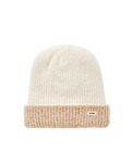 2 Tone Revo Beanie in Off White & Tan