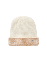 2 Tone Revo Beanie in Off White & Tan