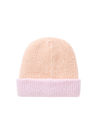 2 Tone Revo Beanie in Peach & Lilac